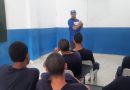 Ex-campeão de basquete palestra para jovens do CASA Nova Vida