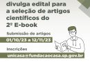 Fundação CASA divulga edital para a seleção de artigos científicos do 2º E-book